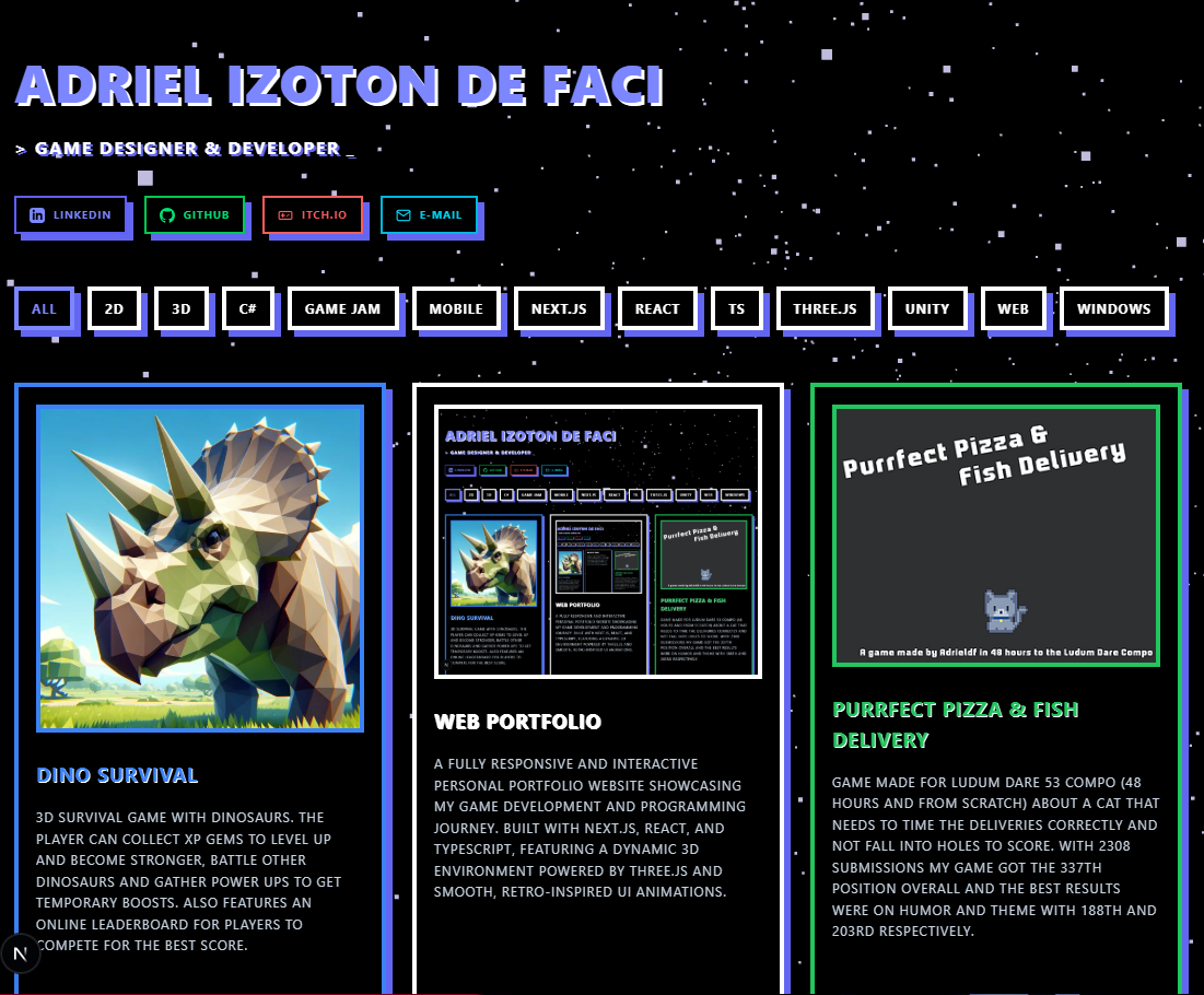 Web Portfolio preview